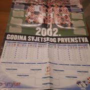 Stari sportski plakat - Hrvatska 2002