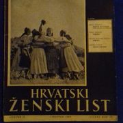 HRVATSKI ŽENSKI LIST IZ 1940.