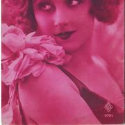 Razglednica čestitka " Dama " 1932
