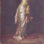 Razglednica čestitka " Dama " 1916