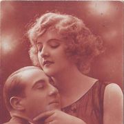 Razglednica čestitka " Zaljubljeni " 1929
