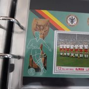 AJMAN STATE blok - 1969. Njemačka nogometna reprezentacija