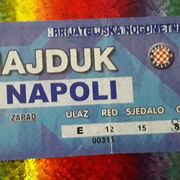 Hajduk-Napoli ulaznica