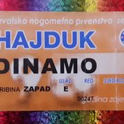 Hajduk-Dinamo ulaznica