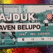 Hajduk-Slaven Belupo ulaznica