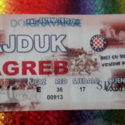 Hajduk-Zagreb ulaznica