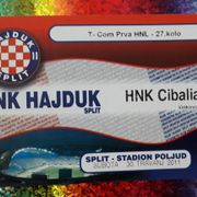 Hajduk-Cibalija ulaznica