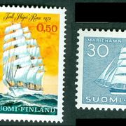 Finska Finland 1961 1972 jedrenjak brod Michel 531 705