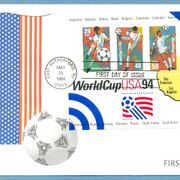 SAD 1994 Svjetsko prvenstvo nogomet 2 FDC-a + MNH serija
