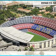FC BARCELONA - CAMP NOU (Španjolska) razglednica nogometni stadion nogomet