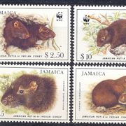 JAMAIKA - MNH - WWF - FAUNA - MI.BR.882/5 - KC = 4,4 €