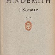 Hindemith, Paul: I. SONATE fuir Klavier /note - klasična - ozbiljna glazba