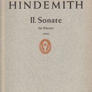 Hindemith, Paul: II. SONATE fuir Klavier /note - klasična - ozbiljna glazba