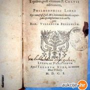 Raritetna knjiga Lucius Apuleius " OPERA OMNIA" 1601. god. RIJETKO !