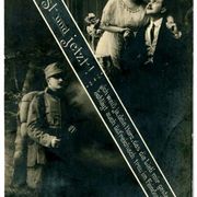 Razglednica vojno ljubavna( mene moje draga čeka..) putovala oko 1916.