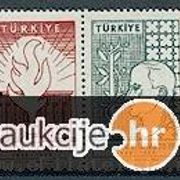 Turska 1958: povodom 20 godina smrti Ataturka, čista kompletna serija, Mi. br. 1615/16