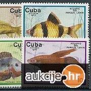 Kuba 1977: razne ribe, čista kompletna serija, Mi. br. 2202/07 (2)