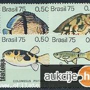 Brazil: razne ribe, čista kompletna serija, Mi. br. 1483/86  (2)