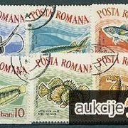 Rumunjska 1964: razne ribe, žigosana kompletna serija, Mi. br. 2280/87  (3)