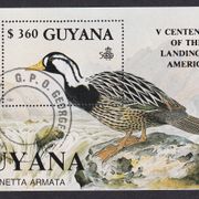 Guyana 1991 - Mi.br. 3575, blok br. 127, patka, žigosani blok - (PTI)