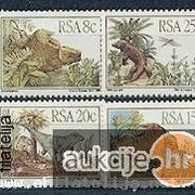 Južno Afrička Republika 1982: razni gmazovi, čista kompletna serija,  Mi. br. 622/25 (2)