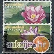 Tajland 2002: razno cvijeće, čista kompletna serija, Mi. br. 2138/39
