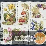 Rusija: SSSR 1988: razno cvijeće, čista kompletna serija, Mi. br. 5847/51