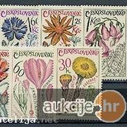 Čehoslovačka 1965: razno cvijeće, čista kompletna serija, Mi. br. 1583/89