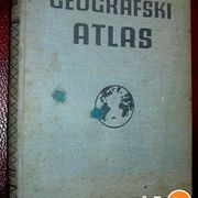 Geografski Atlas i pregled svijeta , Zagreb - Seljačka sloga 1951. Aukcija,