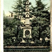 Pula - Pola Maximilian Denkmal - spomenik , putovala 1904. M. Clapis Pola *