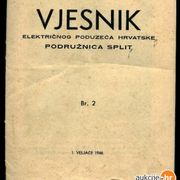 VJESNIK električnog poduzeća Hrvatske podružnica Split Br. 2. / 1. II 1946.
