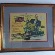 BILL HALEY AND HIS COMETS - DON´T KNOCK THE ROCK  filmski plakat iz 1956.