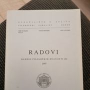 Radovi FFZD 1997 Zadar - lingvistika filologija