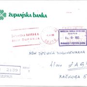 ŽUPANJA 1993. FRANKO FLAM ŽUPANJSKA BANKO SLAVONIJA BANKARSTVO