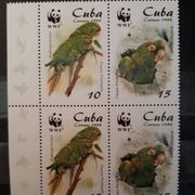 KUBA - MNH - WWF - PAPAGAJI - Mi.No.4156/9 - KC = 4,8 €