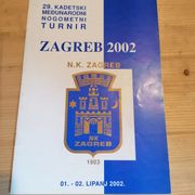 29 MEĐUNARODNI KADETSKI NOGOMETNI TURNIR, ZAGREB 2002, PROGRAM