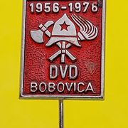 DVD  BOBOVICA - vatrogasno društvo, stara značka !