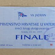 VK Jadran 1997 Finale