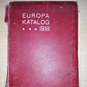 Katalog poštanskih maraka Europe 1918 godina 202 stranice
