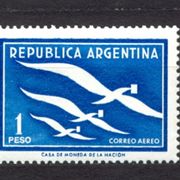 Argentina 1957 - Mi.br. 665, ptice, čista marka