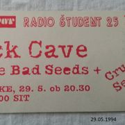 Ulaznica Nick Cave & Bad Seeds