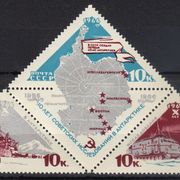 SSSR,10 god istraživanja Antarktika 1966.,čisto