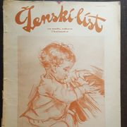 ŽENSKI LIST, Zagorka Br.8 /1929. - časopis