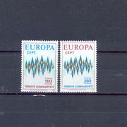 TURSKA - MNH - EUROPA CEPT 1972. - MI.BR.2253/4 - KC = 6,5 €