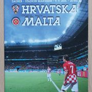 Hrvatska - Malta kvalifikacije za EURO 2016, PROGRAM