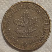 Germany 10 pfennig, 1976 "J" - Hamburg ***
