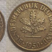 Germany 10 pfennig, 1950 "D" - Munich ***