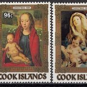 COOK ISLANDS 1023-1027,neponišteno,Božić 1984