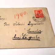 Pismo Vrbnik - Samobor, 1940.!
