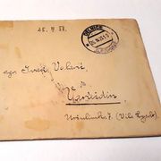 Pismo Delnice - Varaždin, 1928.!